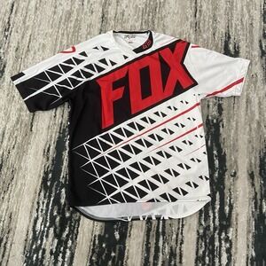 FOX Y2K Limited Short Sleeve Jersey White Size Small Motorcycle
